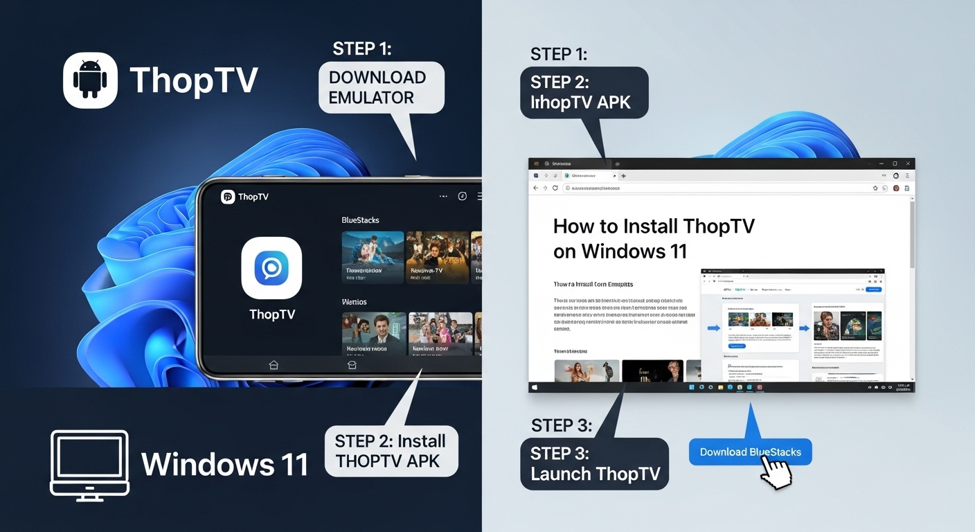 ThopTV for PC: How to Run on Windows 11
