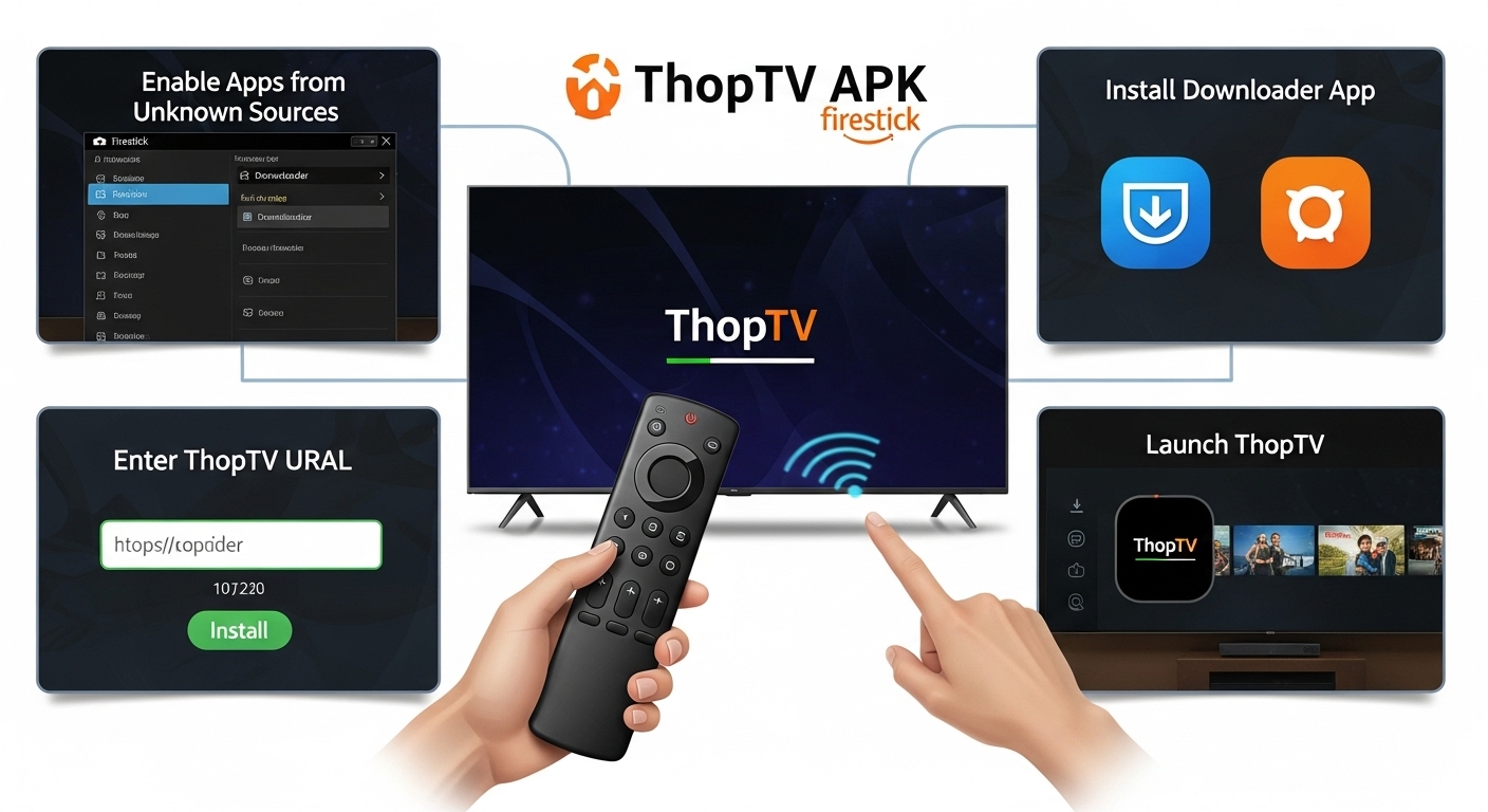 Complete Guide to Installing ThopTV APK on Firestick